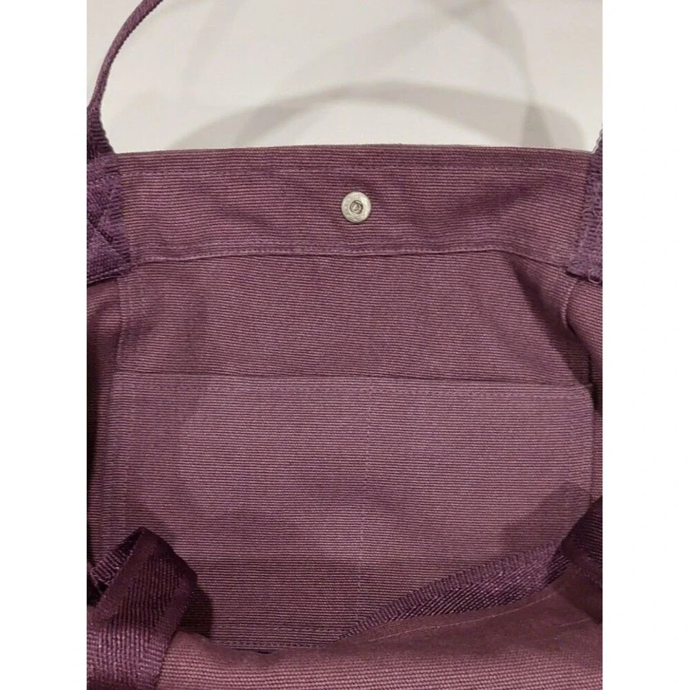 Charriol Geneve Purple Embroidered Heavy Double Canvas Duck Bag